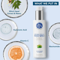 Thumbnail for The Moms Co Natural Vita Rich Face Wash (100 Ml) - Distacart