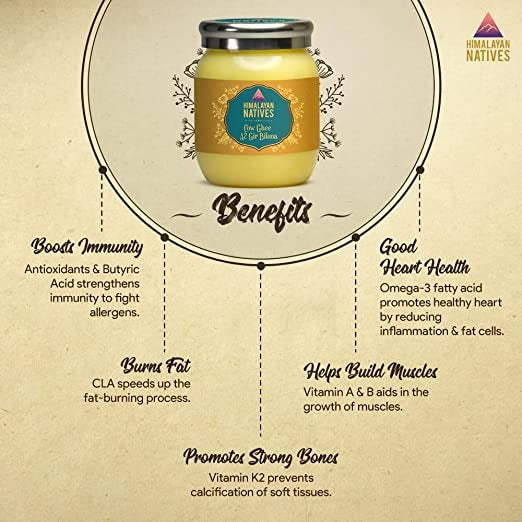 Himalayan Natives A2 Gir Cow Bilona Ghee - Distacart