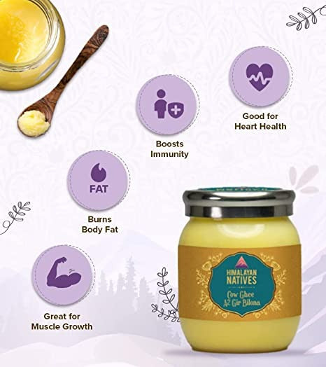 Himalayan Natives A2 Gir Cow Bilona Ghee - Distacart