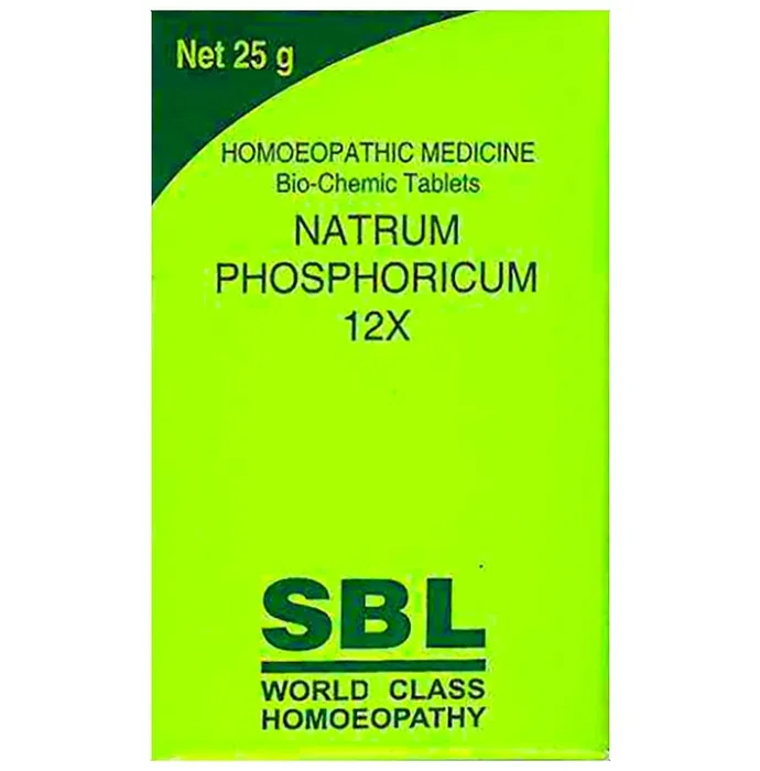 SBL Homeopathy Natrum Phosphoricum Biochemic Tablets - Distacart