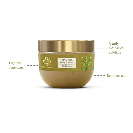 Forest Essentials Facial Ubtan Narangi & Nagkesar - Distacart