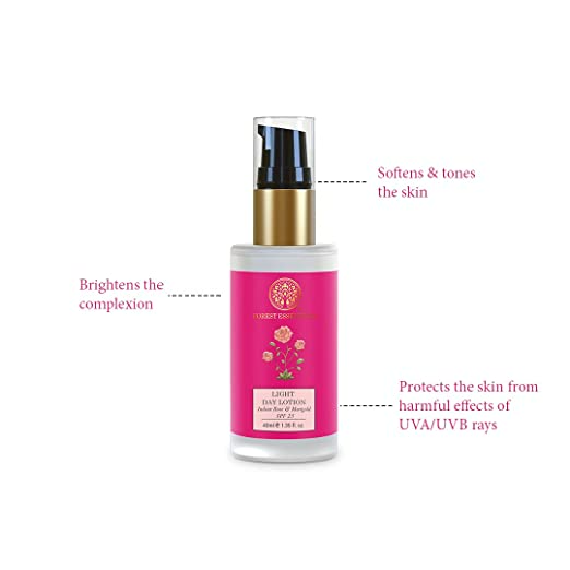 Forest Essentials Light Day Lotion Indian Rose & Marigold - Distacart