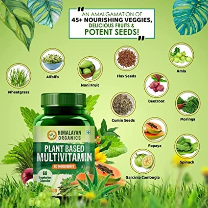 Himalayan Organics Plant Based Multivitamin Capsules - Distacart