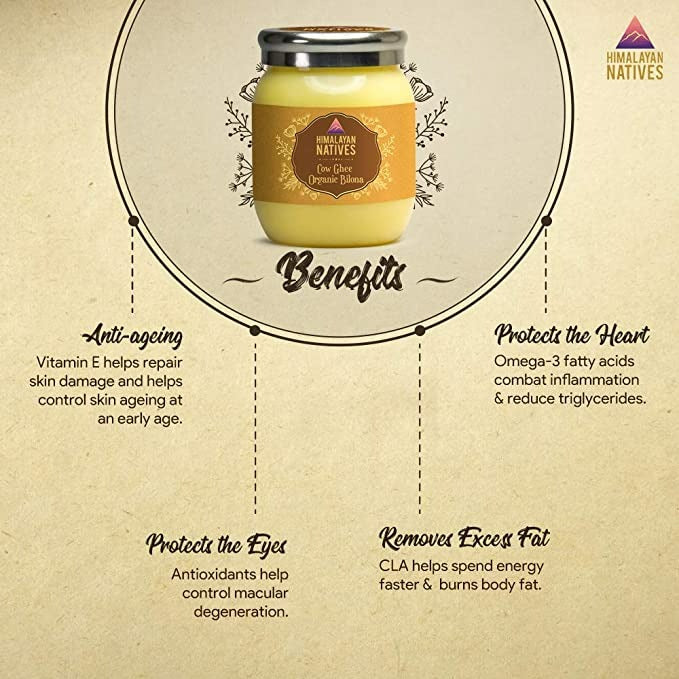 Himalayan Natives Organic Cow Bilona Ghee - Distacart
