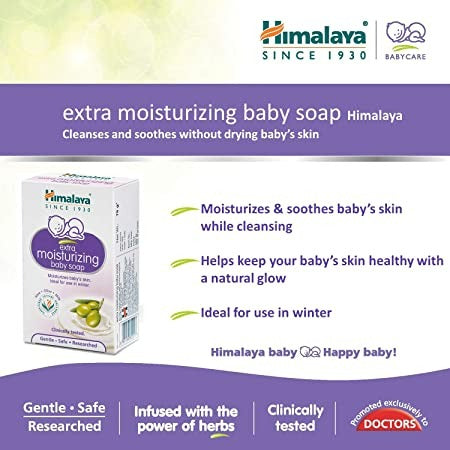Himalaya Extra Moisturizing Baby Soap - Distacart