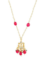 Thumbnail for Women's Gold-Plated Necklace - Ruby Raang - Distacart