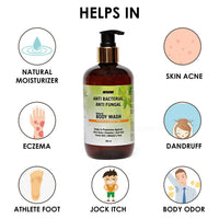 Thumbnail for MENSOME Natural Anti Bacterial & Anti Fungal Body Wash Gel - Distacart