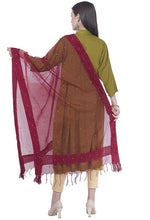 Thumbnail for Mominos Fashion Maroon Stone Work Dupatta