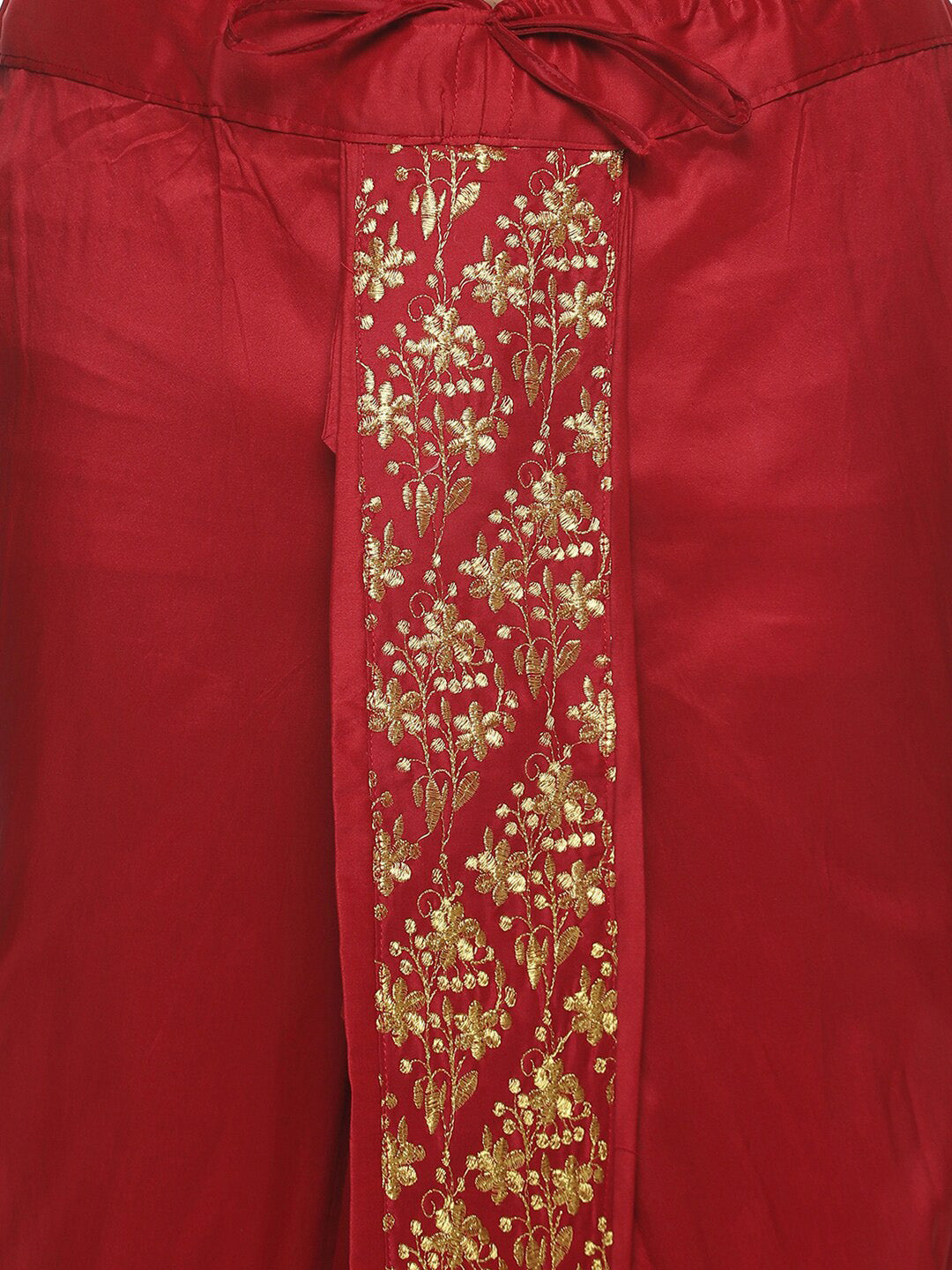 Sethukrishna Men Maroon Embroidered Dhoti Pant - Distacart