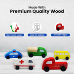 Thumbnail for Matoyi Wooden Emergency Toy Vehicle Set of 5 - Distacart