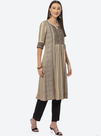 Thumbnail for Biba Geometric Printed Kurta - Distacart