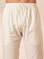 Thumbnail for Manyavar Men Striped Pure Cotton Kurta with Pyjamas - Distacart