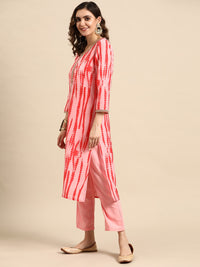 Thumbnail for Sangria Women Printed Regular Pure Cotton Kurta with Palazzos & With Dupatta - Distacart