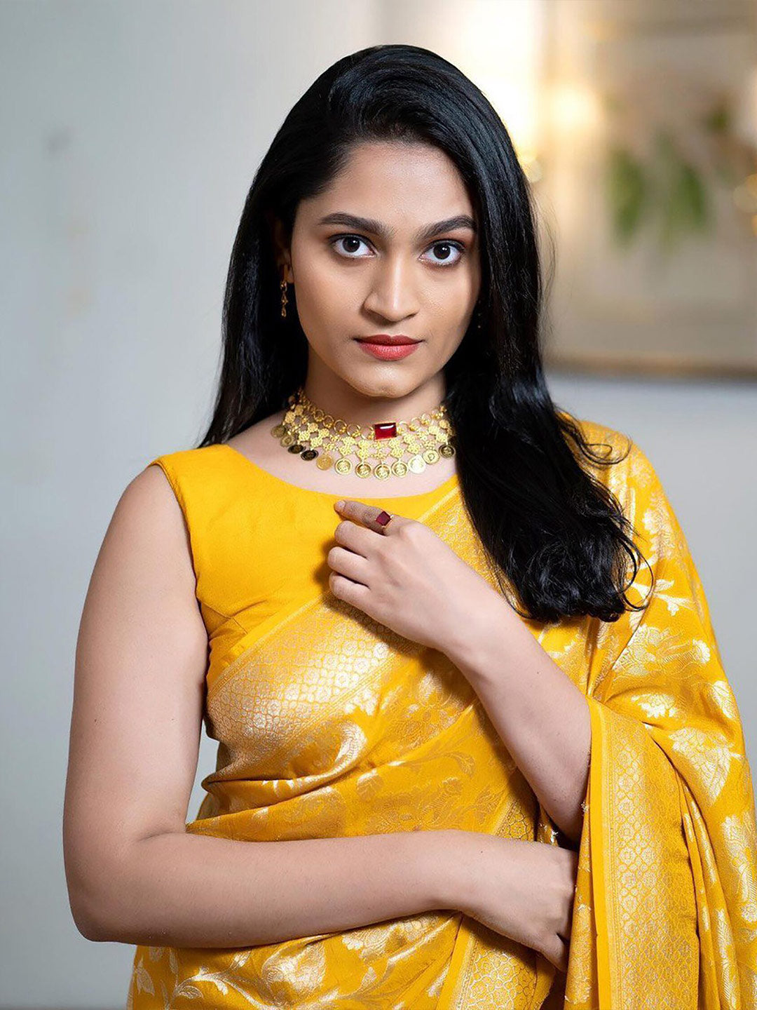Kalini Ethnic Motifs Woven Design Banarasi Saree - Distacart