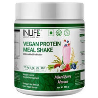 Thumbnail for Inlife Vegan Protein Meal Mixed Berry Flavour