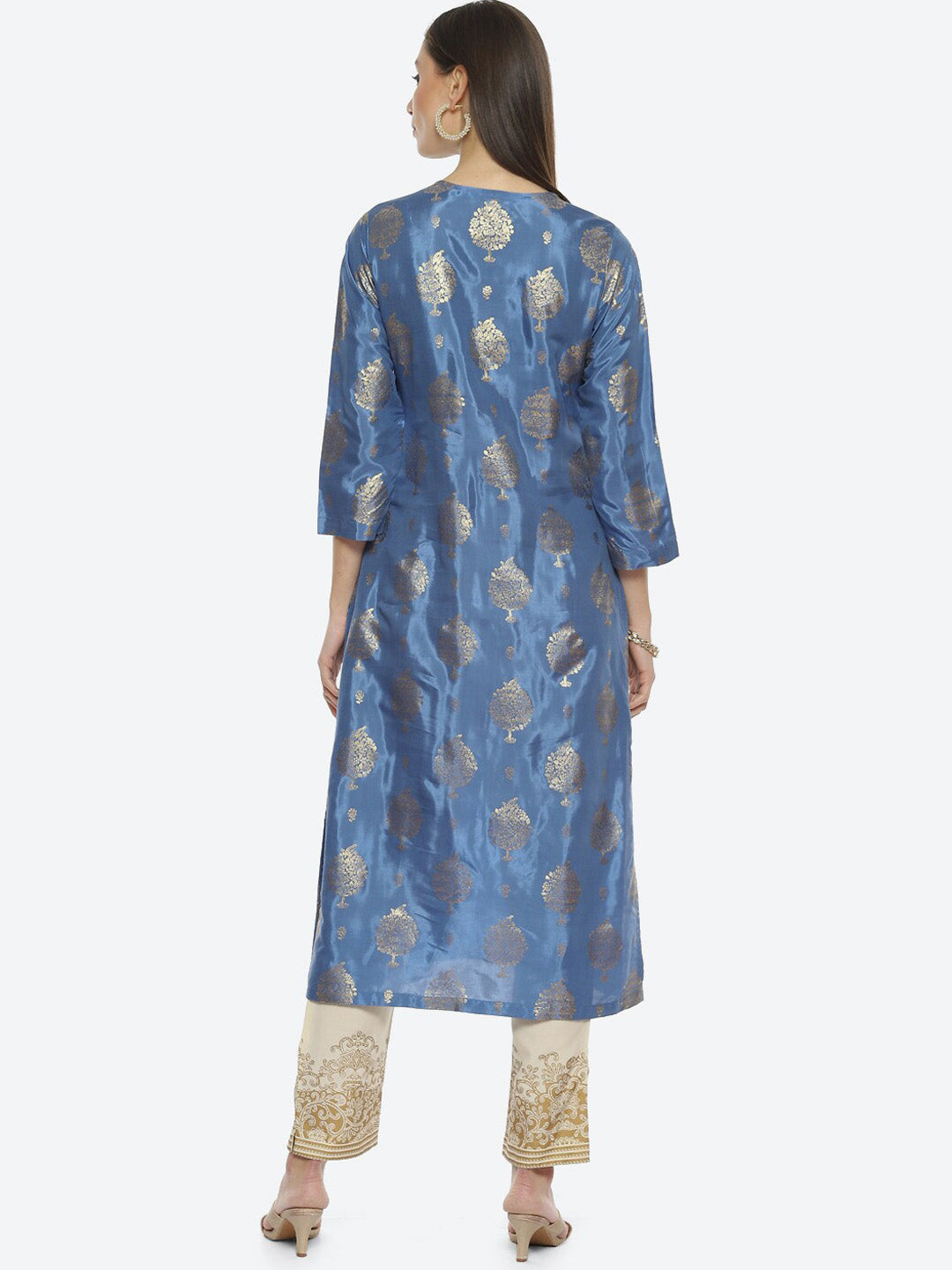 Biba Women Ethnic Motifs Printed Kurta - Distacart