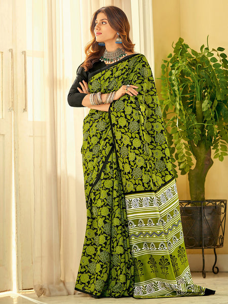Kalini Floral Printed Saree - Distacart