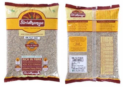 Siridhanya Pearl Millet