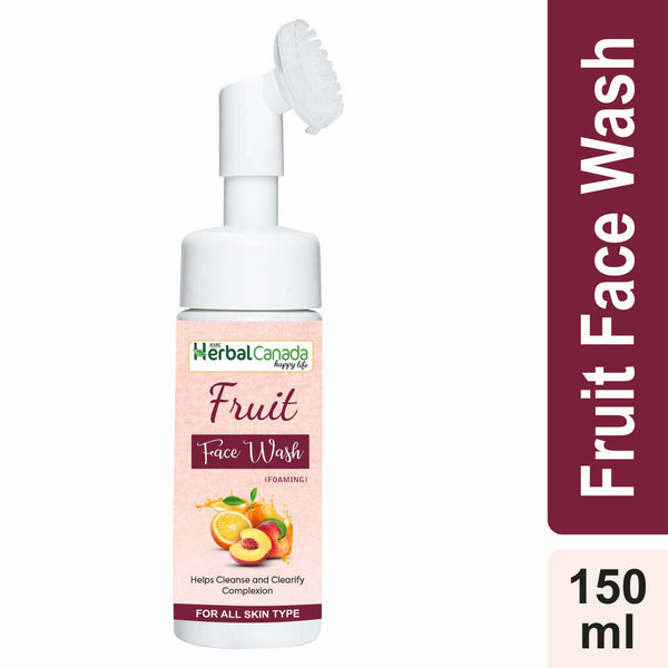 Herbal Canada Fruit Foaming Face Wash - Distacart