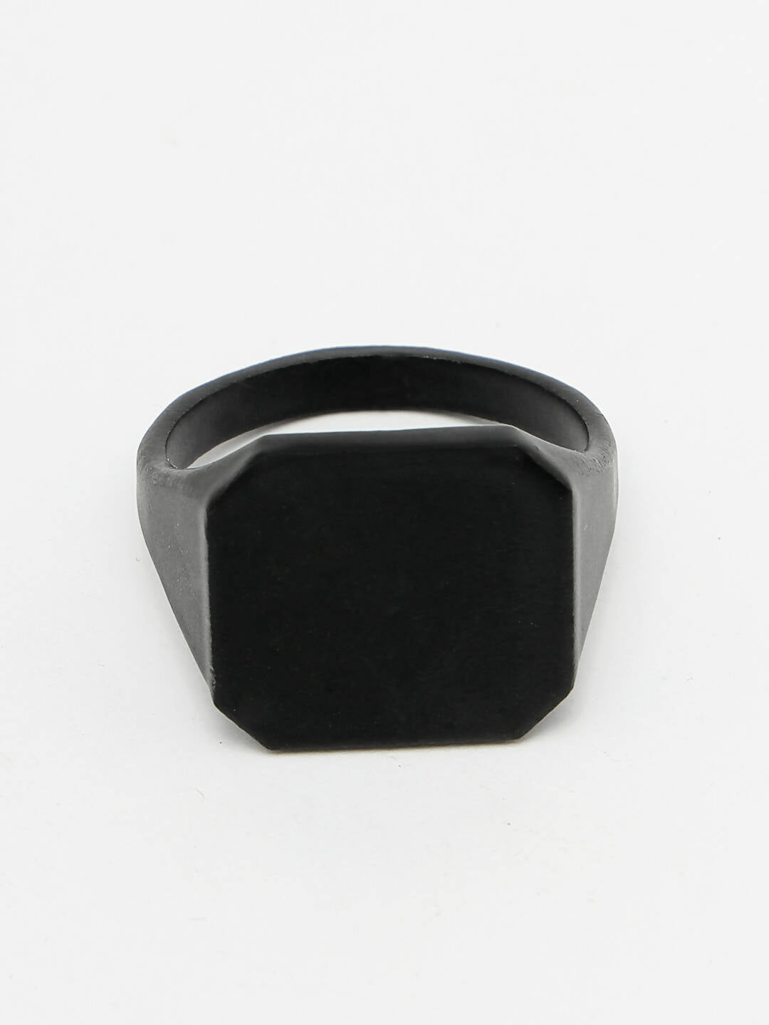 NVR Men's Black Metal Ring - Distacart