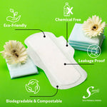 Thumbnail for Saathi Bamboo Fiber Heavy Flow Sanitary Napkins Pack