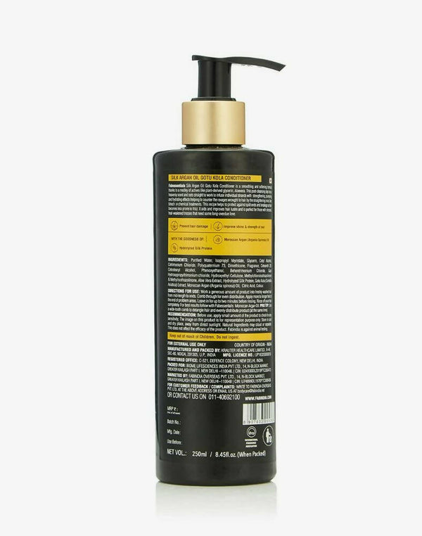 Fabessentials Silk Argan Oil Gotu Kola Conditioner - Distacart