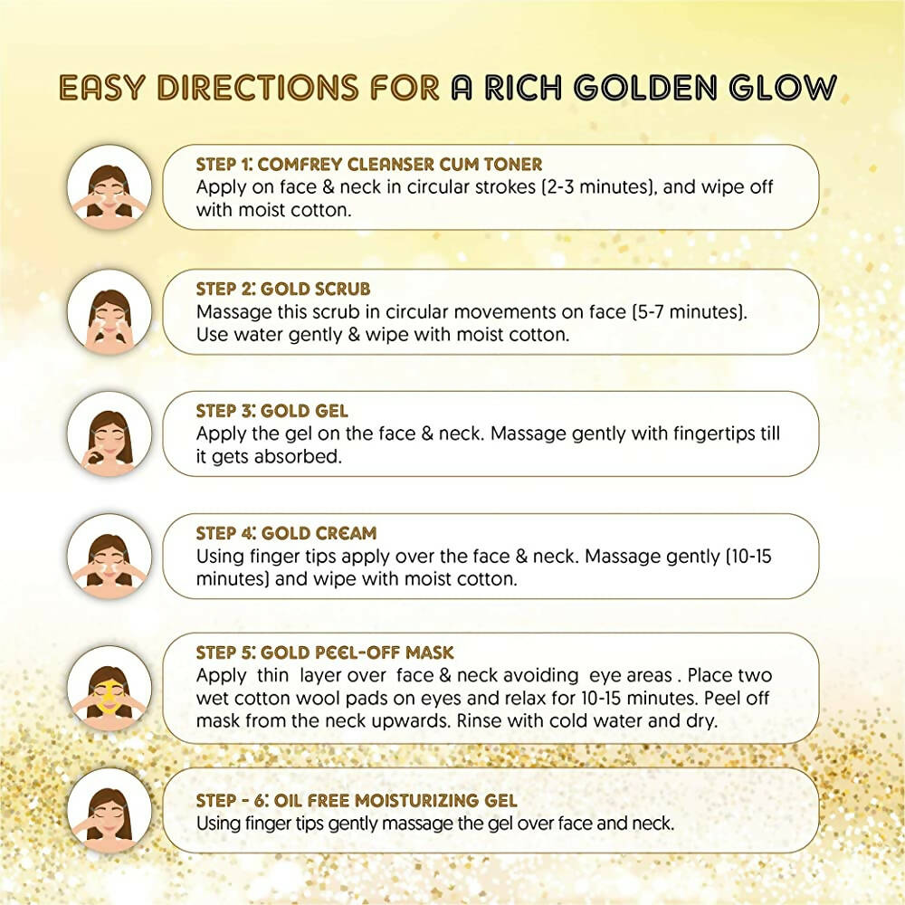 VLCC Gold Facial Kit - Distacart