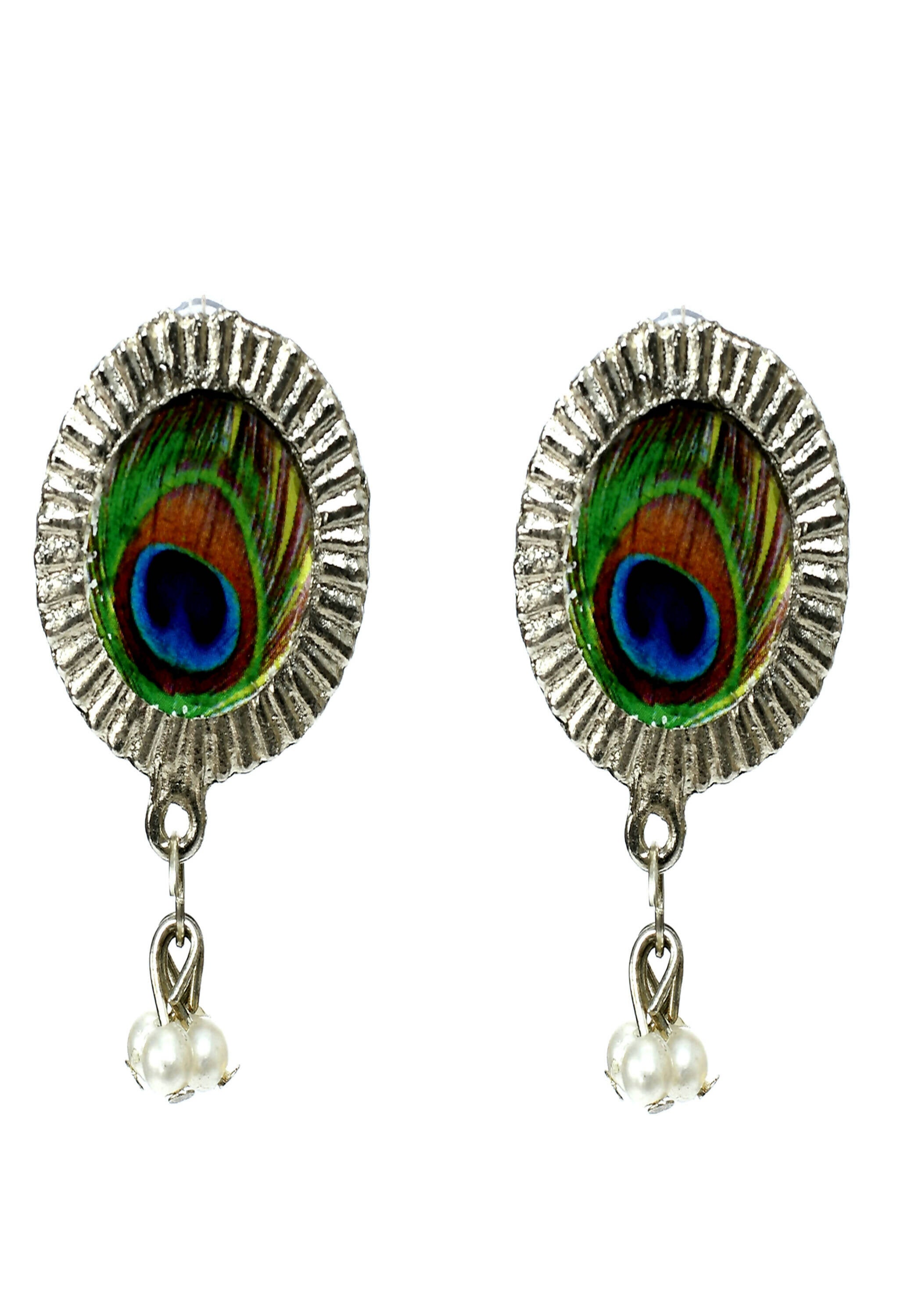 Mominos Fashion Johar Kamal Oxidised Silver-Plated Brass Finish Long Necklace For Women (Silver) - Distacart