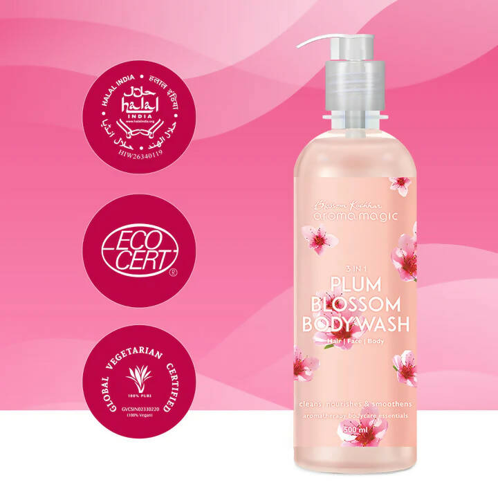 Blossom Kochhar Aroma Magic 3In1 Plum Blossom Bodywash - Distacart