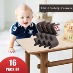 Thumbnail for Safe-O-Kid Corner Guardscushions, U Shaped, Large Size Extra Thick, Brown - Distacart