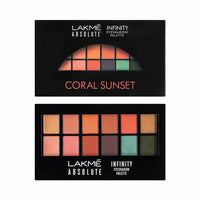 Thumbnail for Lakme Absolute Infinity Eye Shadow Palette - Coral Sunset - Distacart