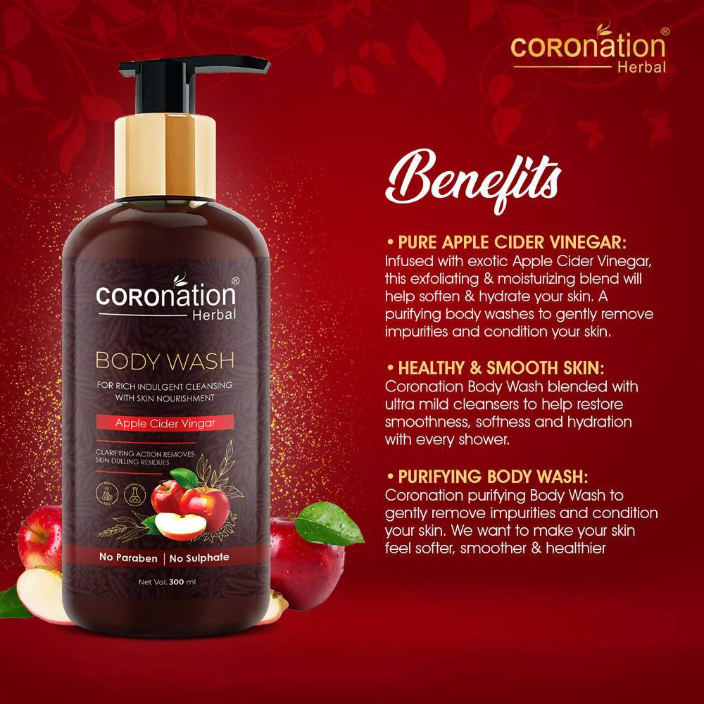 Coronation Herbal Apple Cider Vinegar Body Wash - Distacart