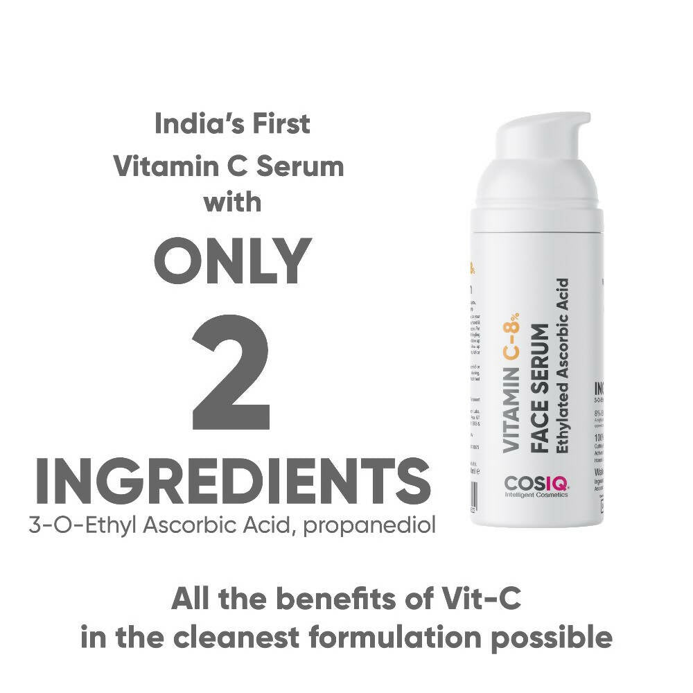 Cos-IQ Vitamin C-8% Face Serum - Distacart