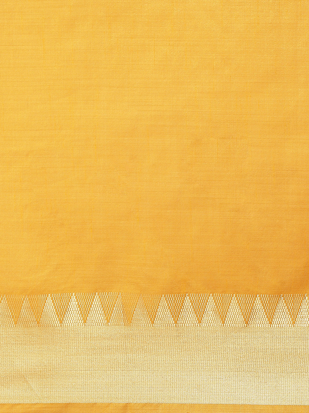 Kalini Yellow & Golden Woven Design Saree - Distacart