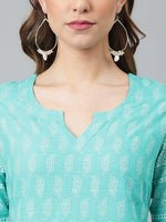 Thumbnail for Khushal K Women Ethnic Motifs Printed Kurta with Palazzos - Distacart