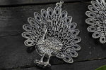 Thumbnail for Mominos Fashion Johar Kamal Oxidised Peacock Design Earrings - Distacart