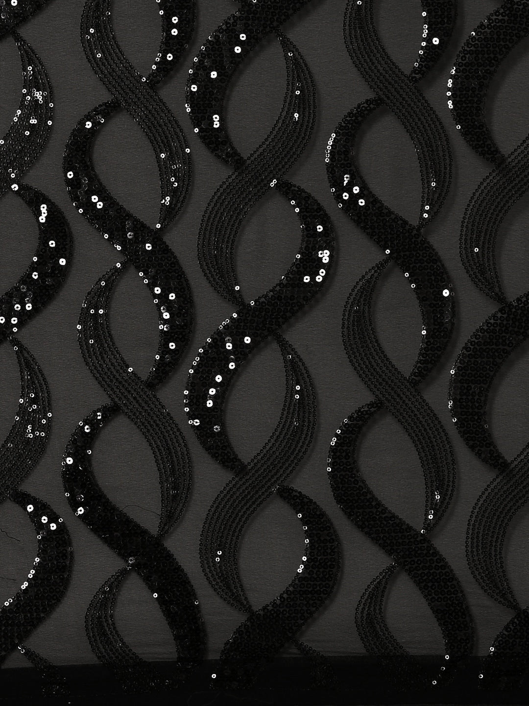 Mitera Abstract Sequinned Saree - Distacart