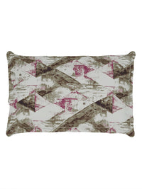 Thumbnail for Story@home Brown & Pink Abstract Microfiber 180 TC Bedsheet With Pillow Cover - Distacart