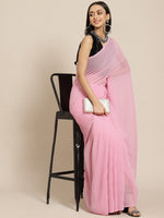 Thumbnail for Tikhi Imli Pleated Georgette Saree - Distacart