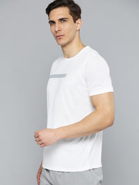 Thumbnail for HRX By Hrithik Roshan Running Men Optic White Antimicrobial Brand carrier Tshirts - Distacart