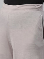 Thumbnail for Souchii Women Grey Knitted Palazzos - Distacart