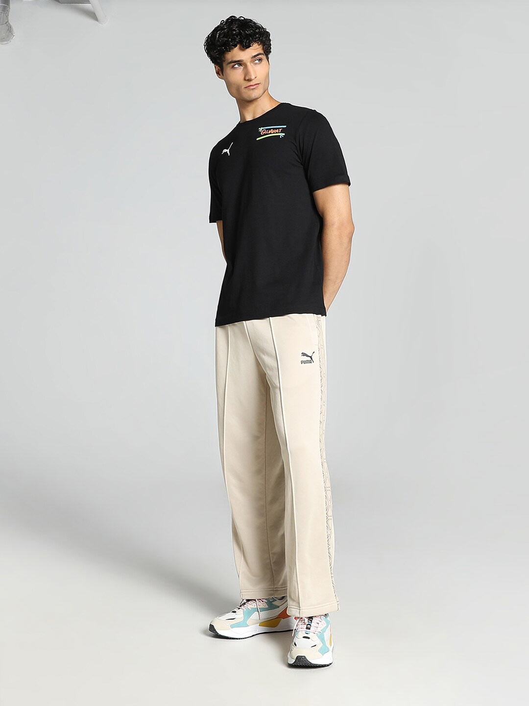 Puma Gujarat City-Printed Cotton T-Shirt - Distacart