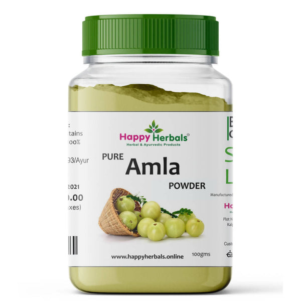 Happy Herbals Amla Powder - Distacart