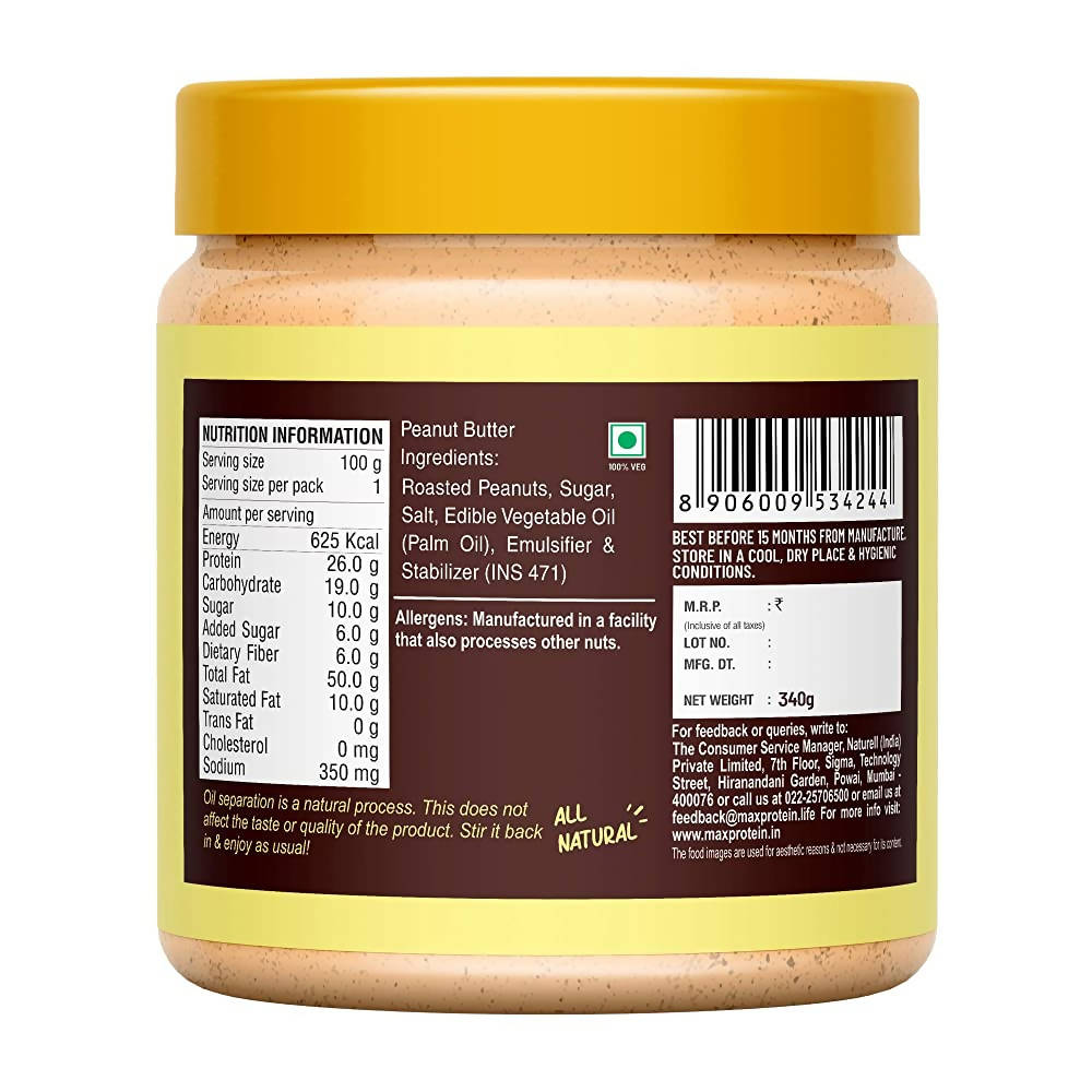 RiteBite Max Protein Classic Creamy Peanut Butter - Distacart
