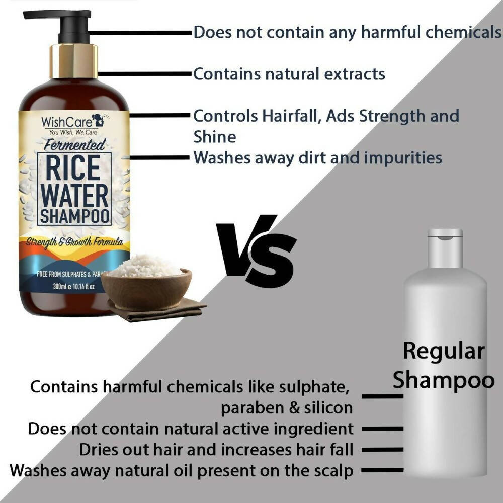 Wishcare Fermented Rice Water Shampoo - Distacart