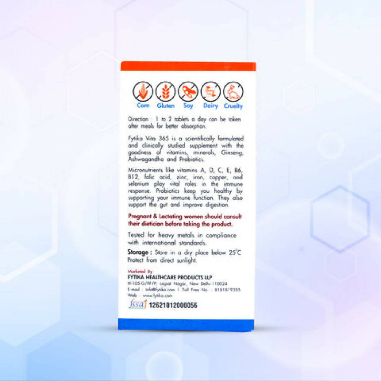 Fytika Vita 365 Tablets - Distacart