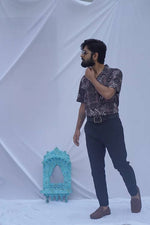 Thumbnail for Diva Globe Abstract Printed Shirt - Distacart