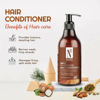 Thumbnail for NutriGlow Advanced Organics Bio Advanced Daily Use Dry and Damage Repair Hair Conditioner - Distacart