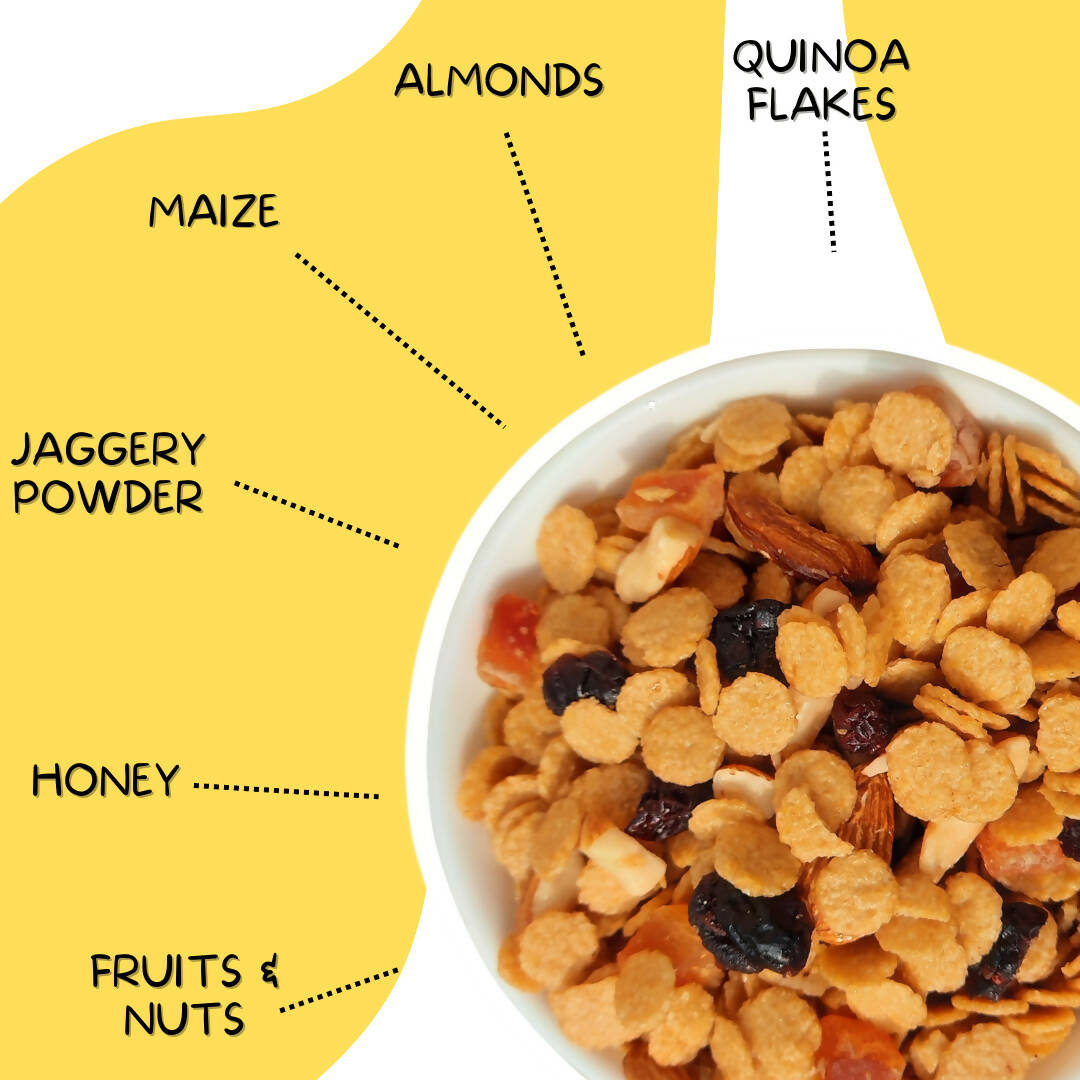 Born Reborn Quinoa Muesli with Honey Fruits and Nuts - Distacart