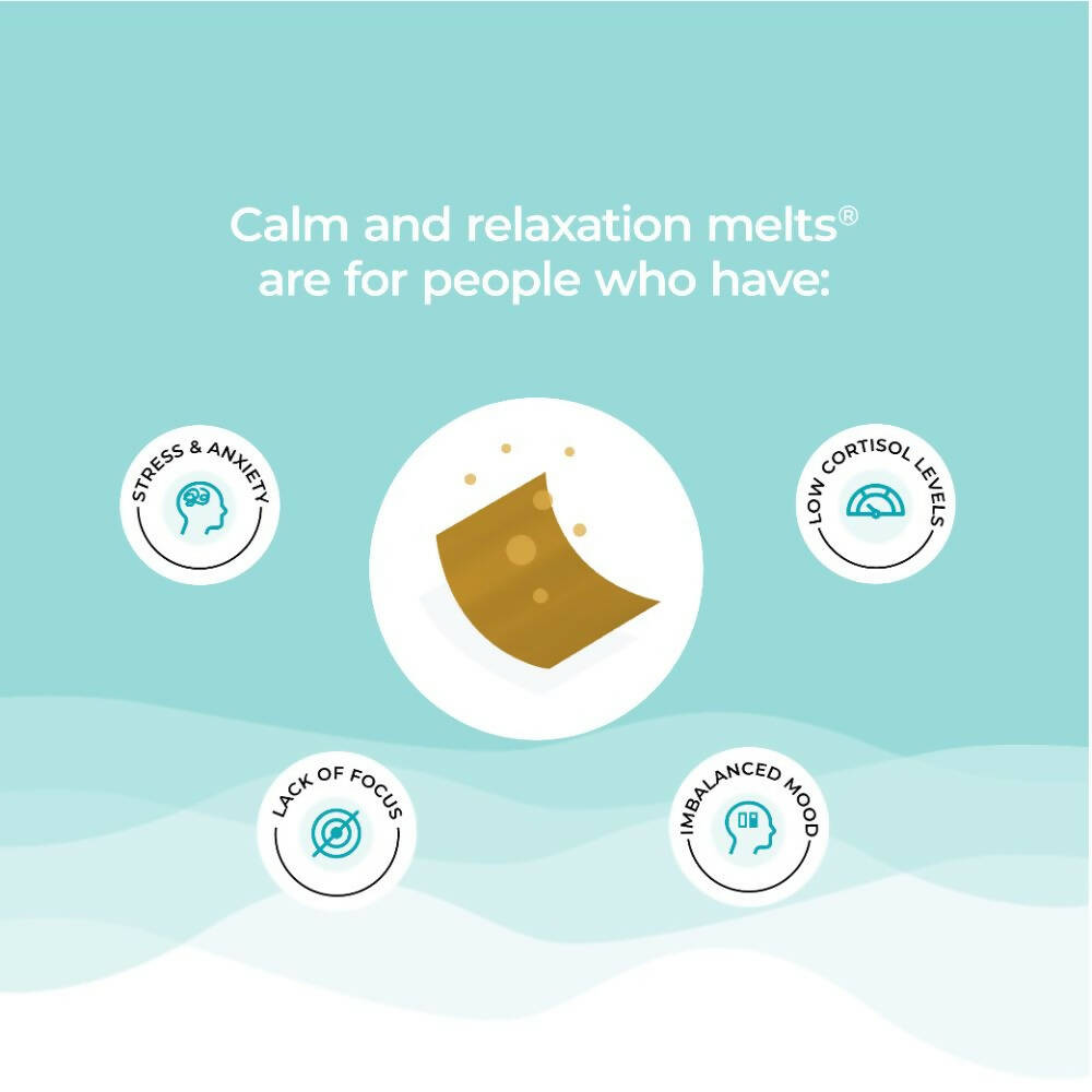 Wellbeing Nutrition Melts Calm & Relaxation Oral Strips-Soothing Mango Flavor - Distacart